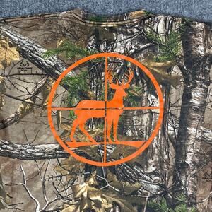 Russell Outdoors T-Shirt Mens 3XL Camo Realtree Graphic Hunting Cotton Tee